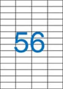 Etiketa, ILC, 52,5x21,2 mm, štvorradové, 5600 ks/bal., VICTORIA